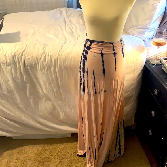 Mono B Tie Dye Maxi Skirt - Picture 1 of 5